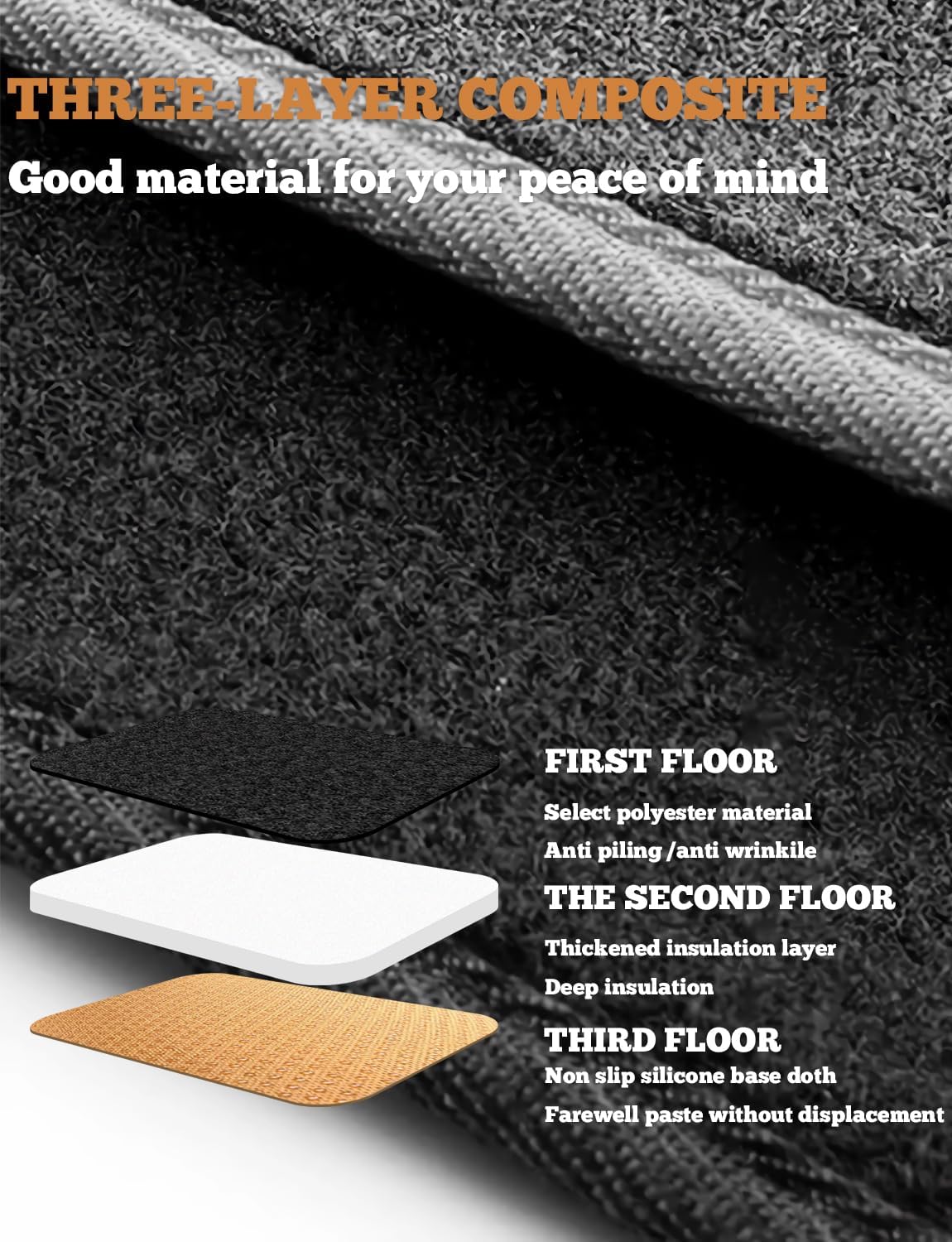 Partsable Car Dashboard Cover Dash Cover Mat Custom Fit for Toyota 4Runner 2003 2004 2005 2006 2007 2008 2009 Interior Dash Mat Dashboard Cover Pad Accessories for 2003-2009 4Runner - Image 4